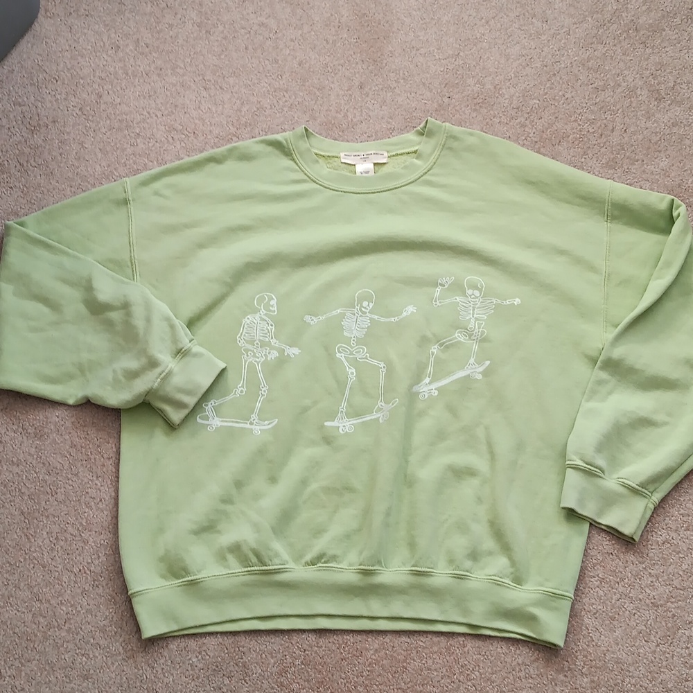 Skateboarding skeletons sweatshirt